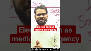 Electric burn as medical emergency