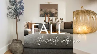 FALL DECORATE WITH ME 2023 PART 1 || DIY DESIGNER HOME DECOR DUPES || 2023 FALL LIVING ROOM REFRESH