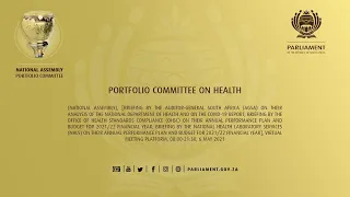 Portfolio Committee on Health