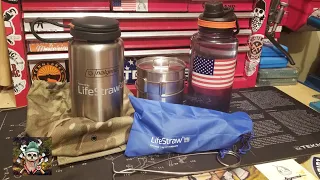 Stainless Nalgene lifeStraw & Cookware Combo