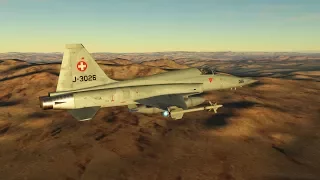 DCS World: F-5 Intercepting Bombers with Escort