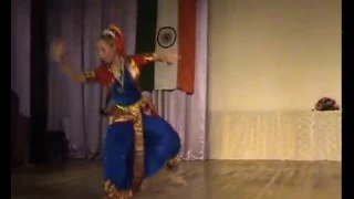 Индийский танец Krishnasabdam Kuchipudi Elena Tarasova