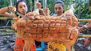 Yummy cooking BBQ Pork recipe in my village - Natural Life TV