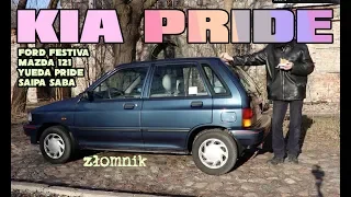 Złomnik: Kia Pride, Ford Festiva, Mazda 121, Saipa Saba