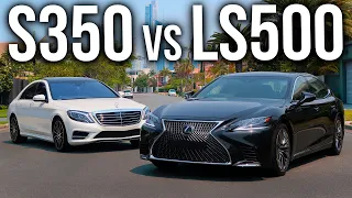 LEXUS LS500 vs MERCEDES S CLASS S350D - Which $200,000 Saloon should YOU buy?