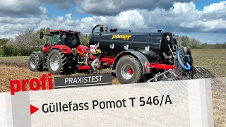 Güllefass Pomot T 546/A im Praxiseinsatz | profi #Praxistest