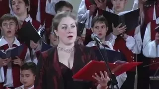 Antonina Lisohorska - choir DUDARYK - Air "on the G string" by J. S. Bach (arr. MLK)