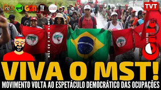 Live do Conde! Viva o MST: movimento volta ao espetáculo democrático das ocupações