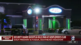 Security guard shoots, kills man at gentlemen's club in SE Houston, police say