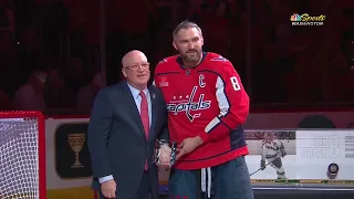 Ovechkin honored in ceremony