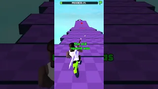 I Have The New Time World Record In Roblox Obby But You're On A Bike! #roblox #robloxshorts