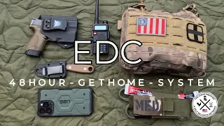 48 Hour EDC Get Home System - Medium Threat - Low Drag #shtf #survival #prepper #bugout