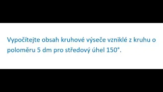 Kruhová výseč 001