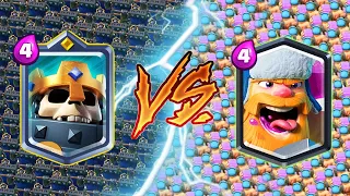 SKELETON KING Vs LUMBERJACK - Clash Royale Challenge #326