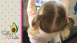 Ponytails - 6 Easy Back-to-School Ponytail Hairstyles for Toddler Girls! How to do Ponytail/pigtails