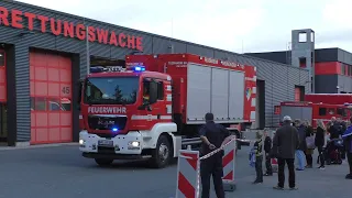 Gasalarm während Tag der offenen Tür - Alarmierung + Ausrücken Feuerwehr Neumünster