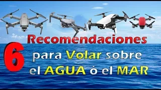 6 RECOMENDACIONES AL VOLAR SOBRE EL AGUA O EL MAR en ESPAÑOL