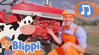 🚜 The Tractor Song 🚜 | Blippi Songs｜Kids Songs｜Trucks for Kids