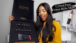 Lipstick Swatches | L'Oréal Paris' Colour Riche Matte