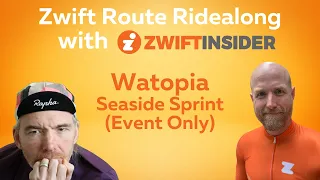 Zwift Seaside Sprint Ridealong with Zwift Insider