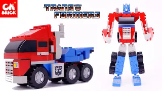 Unoffical lego transformers optimus prime kreo31143  speed build