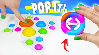 АНТИСТРЕСС POP IT Шок! ВЕЧНАЯ ПУПЫРКА Светится 😱 10 Новых АНТИСТРЕССОВ Челлендж из КИТАЯ