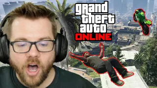 MOTORRAD WEITSPRUNG! oder so ähnlich | GTA Challenge