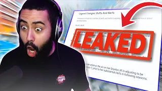 Apex Legends "LEAKED" Season 10 Emergence Patch Notes REACTION