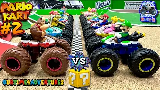 MarioKart CUSTOM Monster Trucks| ROUND #2 | Toy Diecast Monster Truck Racing Tournament
