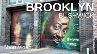 NEW YORK CITY Walking Tour [4K] BROOKLYN - BUSHWICK (Short Video)