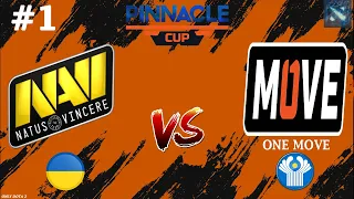 НАВИ В ПЛЕЙОФФЕ! | Na`Vi vs One Move #1 (BO3) Pinnacle Cup 3