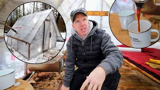 3-Years Living in a PLASTIC WRAP Cabin! (Cost: $25.00) - Gifting Don iHood Heated Vest