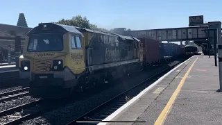 Trains at Oxford, GWML, 4/9/23