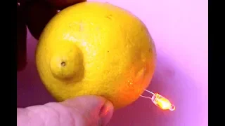 Free energy electricity generator using Lemon. Self running light Bulb 2018