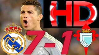 Real Madrid vs Celta Vigo 7-1 All Goals & Hihglights 5-03-2016 HD