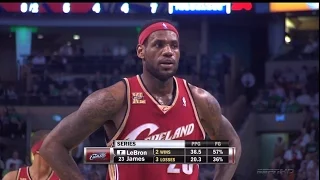 LeBron James Full Triple Double Highlights 2010 ECSF G6 at Celtics - 27 Pts, 19 Rebs, 10 Dimes!