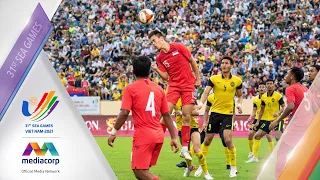 Singapore's men's football campaign ends with 2-2 draw with Malaysia | SEA Games 2021