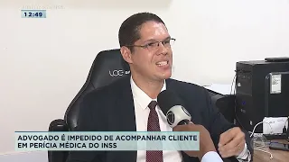 Advogado é impedido de acompanhar cliente em perícia médica - Balanço Geral Sergipe