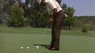 2 Minute Golf Lesson: Pushing Putts - Lee Trevino