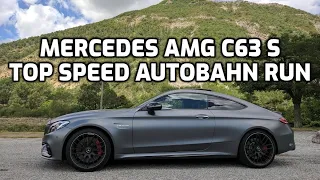 Mercedes C63 S Top Speed Run!