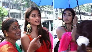 Pooja Hegde At The Lalbaugcha Raja .