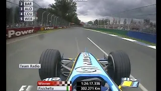 F1 2005 Australia - Giancarlo Fisichella Victory