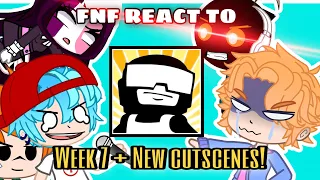 FNF react to WEEK 7 // Gacha Club // Friday Night Funkin’ // READ THE DESCRIPTION