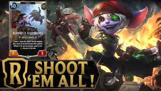 BANDLE GUNNERS ARE AMAZING ! Tristana & Teemo Deck - Legends of Runeterra