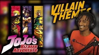 BEST OST IN ANIME! | JoJo's Bizarre Adventure Villain Themes REACTION |