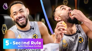 Ellie chooses Matheus Cunha’s goal celebration & he does it! | 5-second Rule