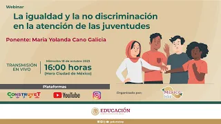 La igualdad y la no discriminación en la atención de las juventudes