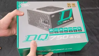 Deep cool DQ 750w-M-V2L(unboxing and installation)