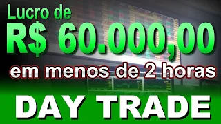 🔴Lucro de R$ 60 mil em menos de 2 horas no Day Trade ao vivo Japa Trader