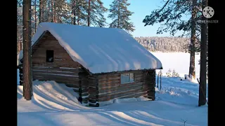 ☃️🇷🇺Русская изба зимой❄️